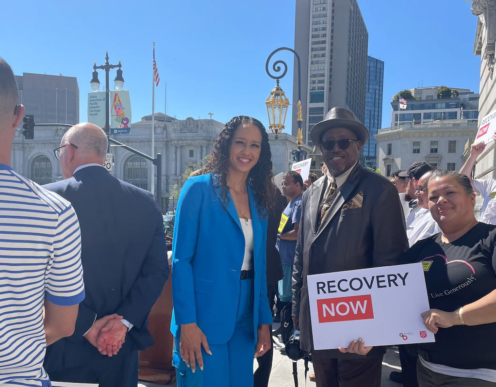 Rally For Recovery, BADD's Richard Beale, District Attorney Brooke Jenkins